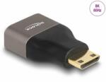 Delock Adaptor metalic mini HDMI-C la HDMI 8K60Hz T-M, Delock 60080 (60080)