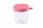 Beaba - Ceașcă pentru alimente din sticlă 250ml roz închis (912653BB) Set pentru masa bebelusi