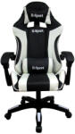 R-Sport Gamer szék, forgószék masszázs funkcióval, fekete-fehér (K3-GAMER-CHAIR-BLACK-WHITE) - plash
