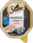 Sheba Delikatesse alutálkás nedves macskatáp aszpikban - Lazac - 85 g