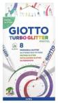 GIOTTO Filctoll Giotto Turbo Glitter csillámos pasztell 8 db-os készlet (426300)