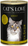 CAT’S LOVE 12x400g Cat's Love Borjú & pulyka nedves macskatáp