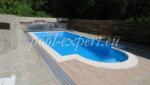 POOL EXPERT Правоъгълен басейн Styropool 800 х 400 х 150 см с римска стълба