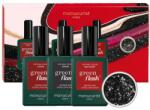 Manucurist Set - Manucurist Trio Green Flash Color + Glitter