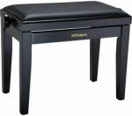 Roland RPB-200PE bancă de pian cu blat de vinil reglabil pe înălțime - negru lucios (RPB-200PE)
