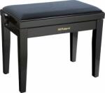 Roland RPB-220BK bancă de pian cu blat de catifea reglabil pe înălțime - negru satinat (RPB-220BK)