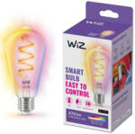 Philips WiZ okos E27 RGBW filament LED, Edison forma, 2200-6500 K, 40 W izzó helyett (RGBW) (929003267301)