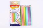 Nebulo Nebulo hatszögletű Színes ceruza készlet Pasztell színek (12 db/csomag) (NSZC-H-12-PSZ)
