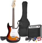 Max Music Gigkit ELEKTROMOS, sunburst színű GITÁRSZETT ( 20W erősítő, tartalék húr, hangoló, pengetők) (173226)