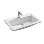 Mereo Mereo, Bútor mosdó, 81x46, 5x16 cm, öntött márvány, fehér, MER-UCM8147 (MER-UCM8147)