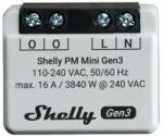 Shelly PLUS PM Mini Gen3, WiFi + Bluetooth modul, fogyasztásméréssel