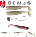 Herakles COMBO HOROG BENJO SHAD 3" 7.5cm SMOKE PINK COMBO SHAD (ARHKFZ01)