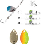 Herakles KÖRFORGÓ CLEVER SPIN 1.5gr Chartreuse Orange/Gold (ARHKCLE38) - koi-farm