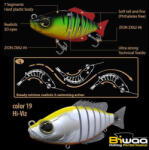 Biwaa SWIMBAIT SEVEN S4" 10cm 17gr 19 Hi-Viz (B000617)