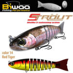 Biwaa SWIMBAIT STROUT 5.5" 14cm 29gr 14 Red Tiger (B000524)