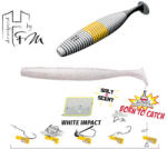 Herakles FAT SHAD-OW105 4.2" 10.5cm White Impact (ARHKSOFA33) - koi-farm