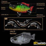 Biwaa SWIMBAIT SEVEN S5" 13cm 34gr 03 Real Shad (B000064)