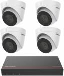 Hikvision Kit supraveghere Hikvision 4 camere IP 2MP IR30m PoE NVR 4 canale 4MP SSD 1TB Preinstalant SafetyGuard Surveillance