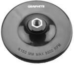 GRAPHITE 55H826 Rugalmas csiszolótányér tépőzáras 150 mm, M14 (55H826)