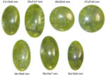  Cabochon Serpentin Mineral Natural - Oval - 26-35x16-27x5-7 mm - 1 Buc