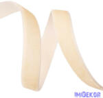  Bársony szalag 10mm x 10m - Krém
