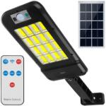 Izoxis Lampa solara stradala cu senzor de miscare si crepuscular, 240 LED-uri, 800lm, 4 moduri functionare, control telecomanda, IP67