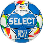 Select Ultimate EHF Euro Férfi V24 Kézilabda fehér/kék (Select-EHF-Euro-Men-v24-Ultimate-white-blue-junior(2)-3511854486)