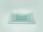 Glass Product Üvegtál téglalap 13x27 cm-es