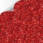 MOOSGUMI Öntapadós dekorgumi - glitteres, piros 20x30 cm