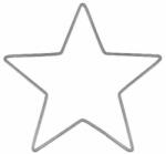 EFCO Fém csillag, 20cm, fehér