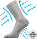 Lonka kompressziós zokni Kooper világosszürke 1 pár 39-42 109202 (109202)