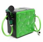  Wiltec Automatikusan visszahúzható víztömlő 30 m-ig 24 bar zöldig