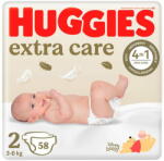 Huggies Extra Care 2 3-6 kg 58 db