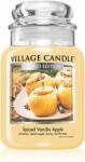 Village Candle Spiced Vanilla Apple lumânare parfumată (Glass Lid) 602 g