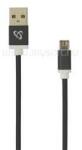 SBOX Kábel, CABLE USB A Male -> MICRO USB Male 1.5 m Black (SBOX_USB-10315B) (SBOX_USB-10315B)