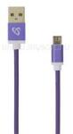 SBOX Kábel, CABLE USB A Male -> MICRO USB Male 1.5 m Purple (SBOX_USB-10315U) (SBOX_USB-10315U)