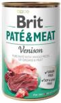 Brit Pate&Meat venison 400 g Hrana umeda caini adulti, cu vanat