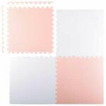RicoKids Puzzle cu burete 120x120cm (4buc) #peach-white (7481)