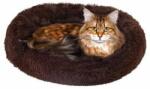 SPRINGOS Culcus pentru caini si pisici Cozy, 60 cm, marimea S, rotund, maro bronz (PA0141)