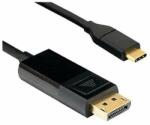 BlackBird Kábel USB Type-C male to HDMI male (DP ALT MODE) 4k 60Hz 2m, Fekete, BH1317 (BH1317)