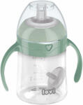 LOVI Prima cana cu paie si greutate 150ml verde (35364)
