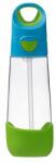 b.box Sticla de baut cu paie 600 ml - albastru/verde (220)