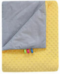COSING Pătură COSING Minky 100x75 cm - galbenă (337-072-02) Lenjerii de pat bebelusi‎, patura bebelusi