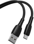 Vipfan USB és USB-C kábel Vipfan Racing X05, 3A, 2m (fekete) (X05TC-2m-black) - mi-one