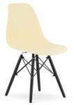 ARTOOL Skandináv stílusú szék, Artool, Osaka, PP, fa, krémszínű és feket (ART-3599_1)