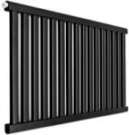 REGNIS Kalipso szoba, fűtőelem 540x1200mm 500mm csatlakozással, 637W, matt fekete, KPP/1200/540/D500/FEKETE (KPP/1200/540/D500/BLACK)