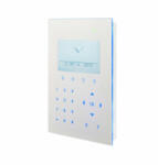 Acer -Vanderbilt SPCK521.100-N X-busz érintőgombos grafikus LCD kezelő kártyaolvasóval felirat nélkül, audio, 128×64, kék háttérfény (SPCK521-100-N)