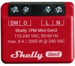 Shelly PLUS 1PM MINI Gen3, Wi-Fi + Bluetooth okosrelé, áramfogyasztás-méréssel