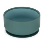  P&M Kétszínű szilikon tál Take&Match Misty Green 6m+