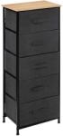 5five Simple Smart Comoda Gerda, cadru metalic, sertare poliester, 45 x D 30 x H 114 cm, 6 kg Raft